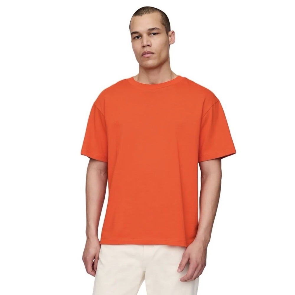 GAP Men's Worldwide Novelty‎ Logo Tee, Blaze, Small New